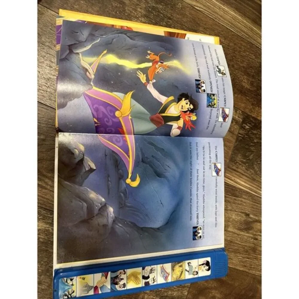 Disney's Aladdin & The King of Thieves Sound Story‎ HB Book READ DESCRIPTION